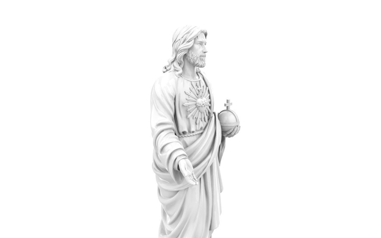 Jesus  3D print model_4