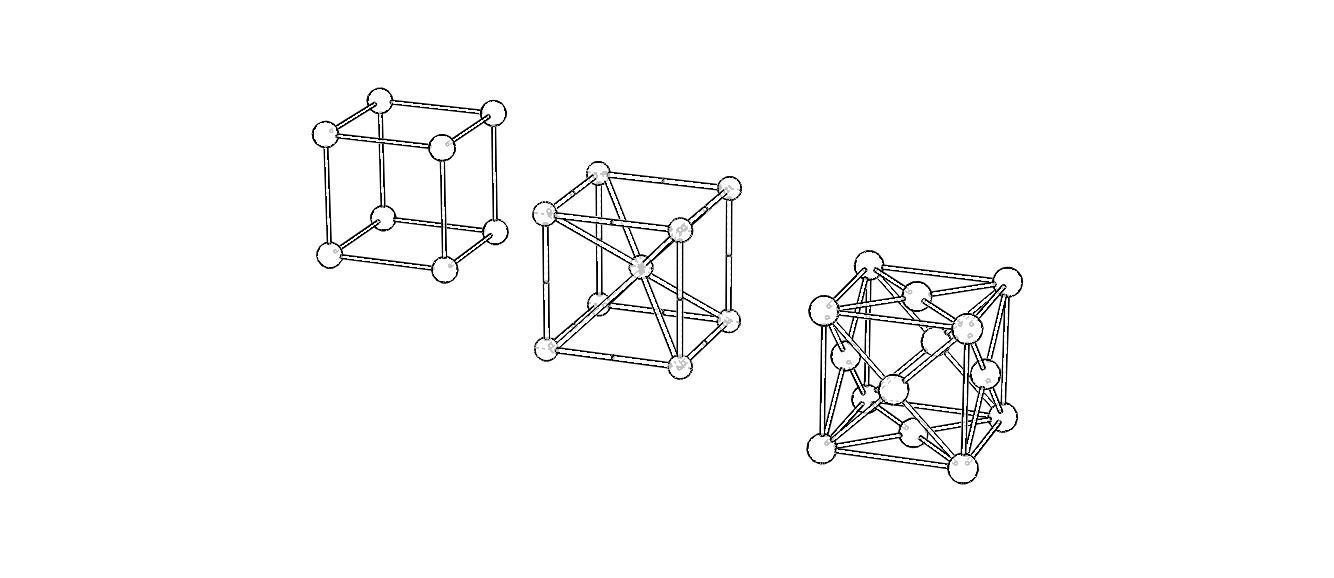 Cubic System Lattices 3D print model_3