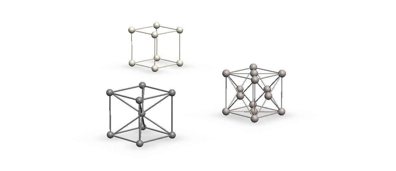 Cubic System Lattices 3D print model_33