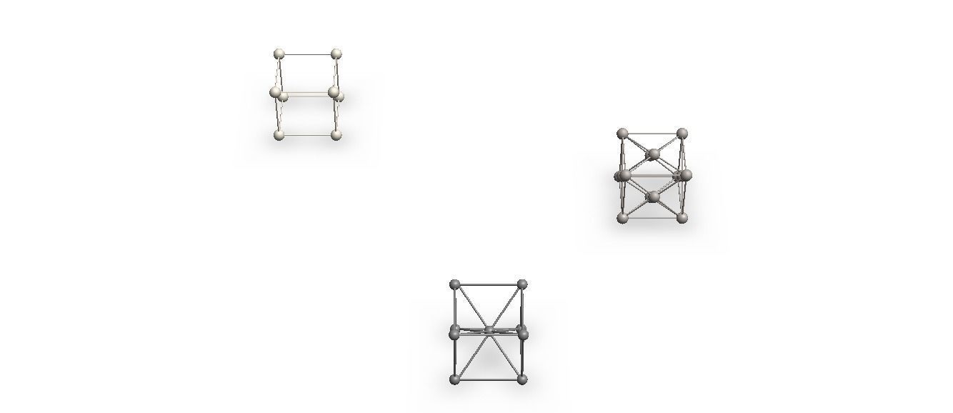 Cubic System Lattices 3D print model_41