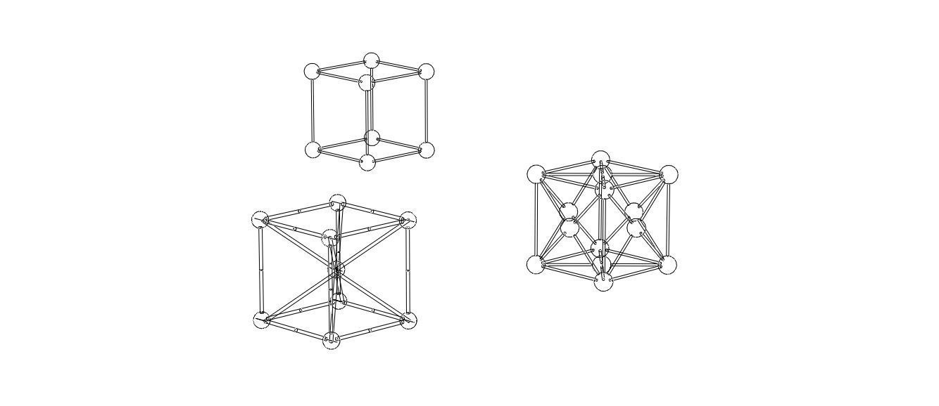 Cubic System Lattices 3D print model_32