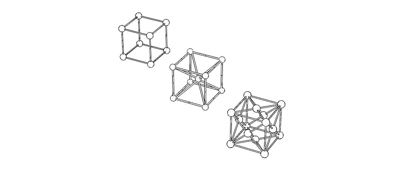 Cubic System Lattices 3D print model_10