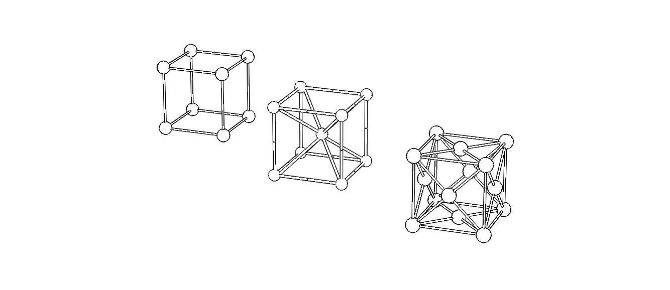 Cubic System Lattices 3D print model_2