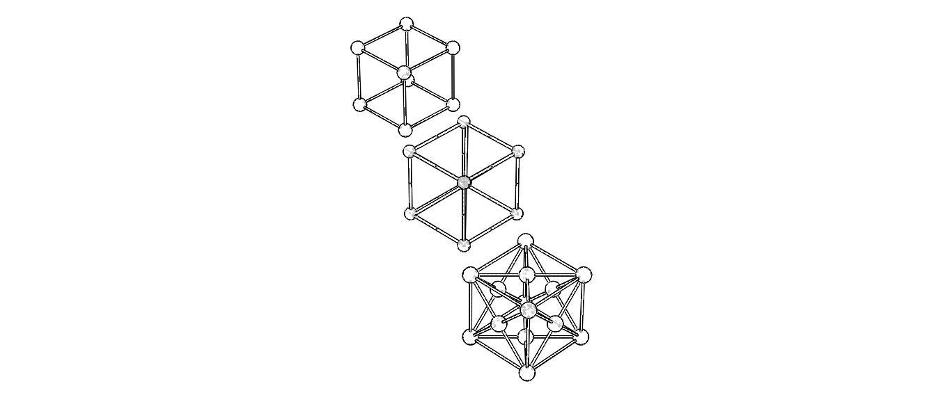 Cubic System Lattices 3D print model_7