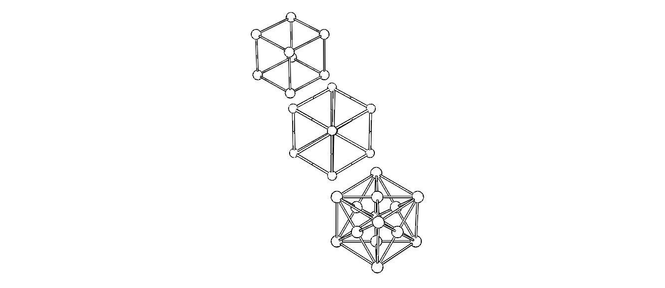 Cubic System Lattices 3D print model_6