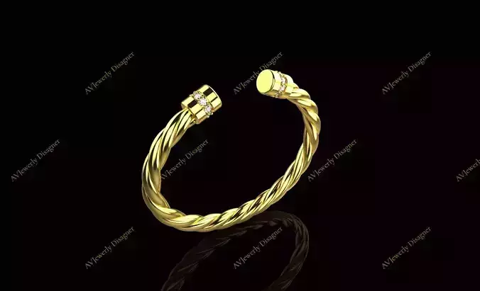 AV Designe 179 Cable Bracelet 3D print model