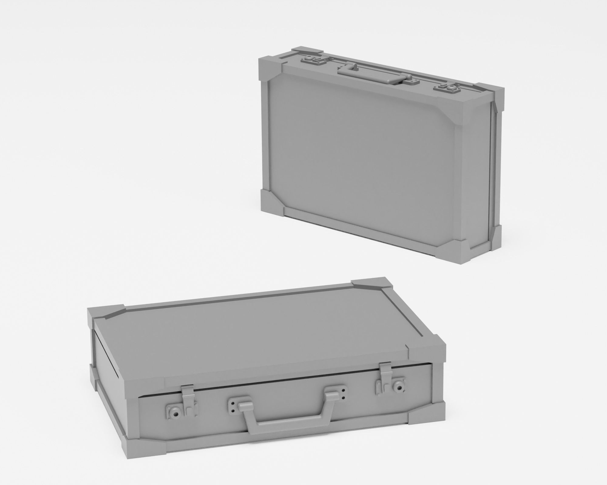 Luggage Pack - Set of 8 suitcases in 1-35 3D print model_4