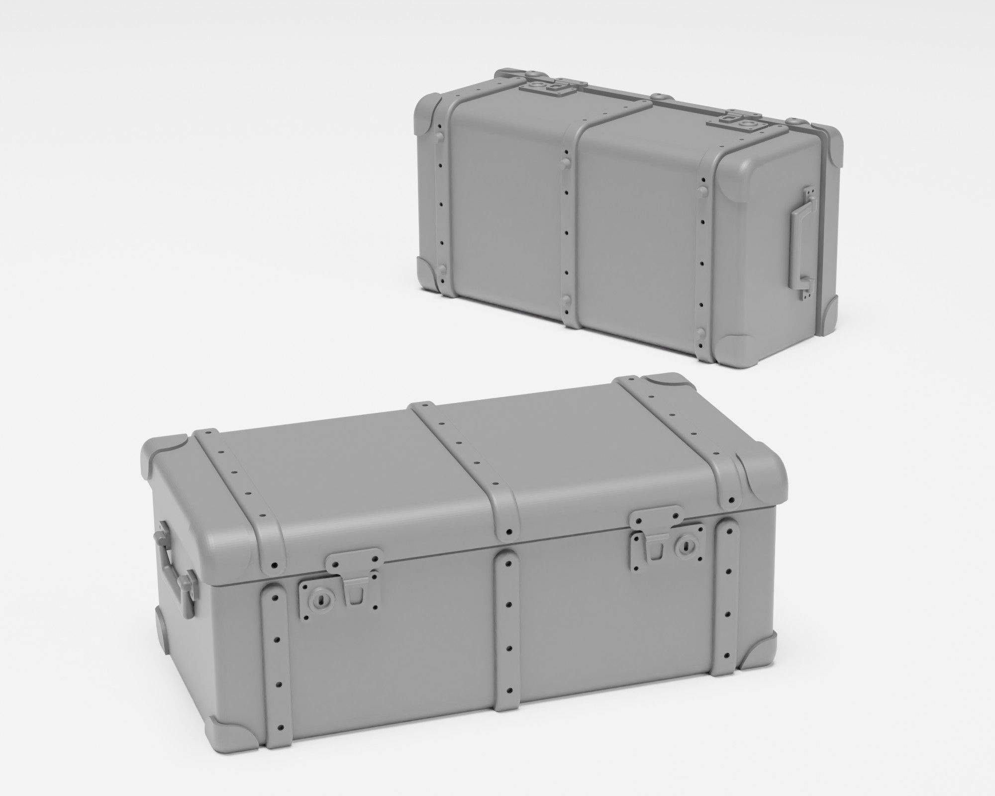Luggage Pack - Set of 8 suitcases in 1-35 3D print model_7