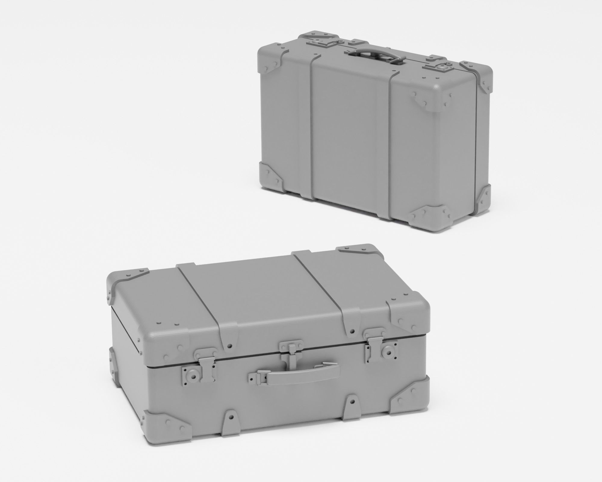 Luggage Pack - Set of 8 suitcases in 1-35 3D print model_2