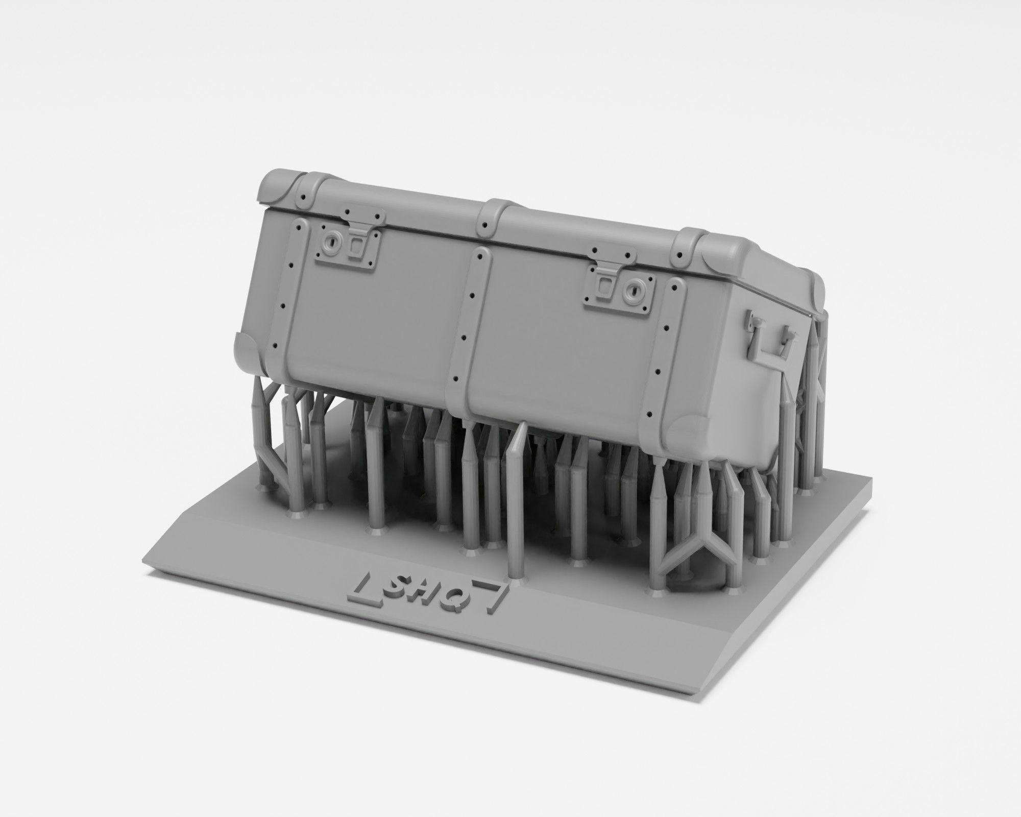 Luggage Pack - Set of 8 suitcases in 1-35 3D print model_11