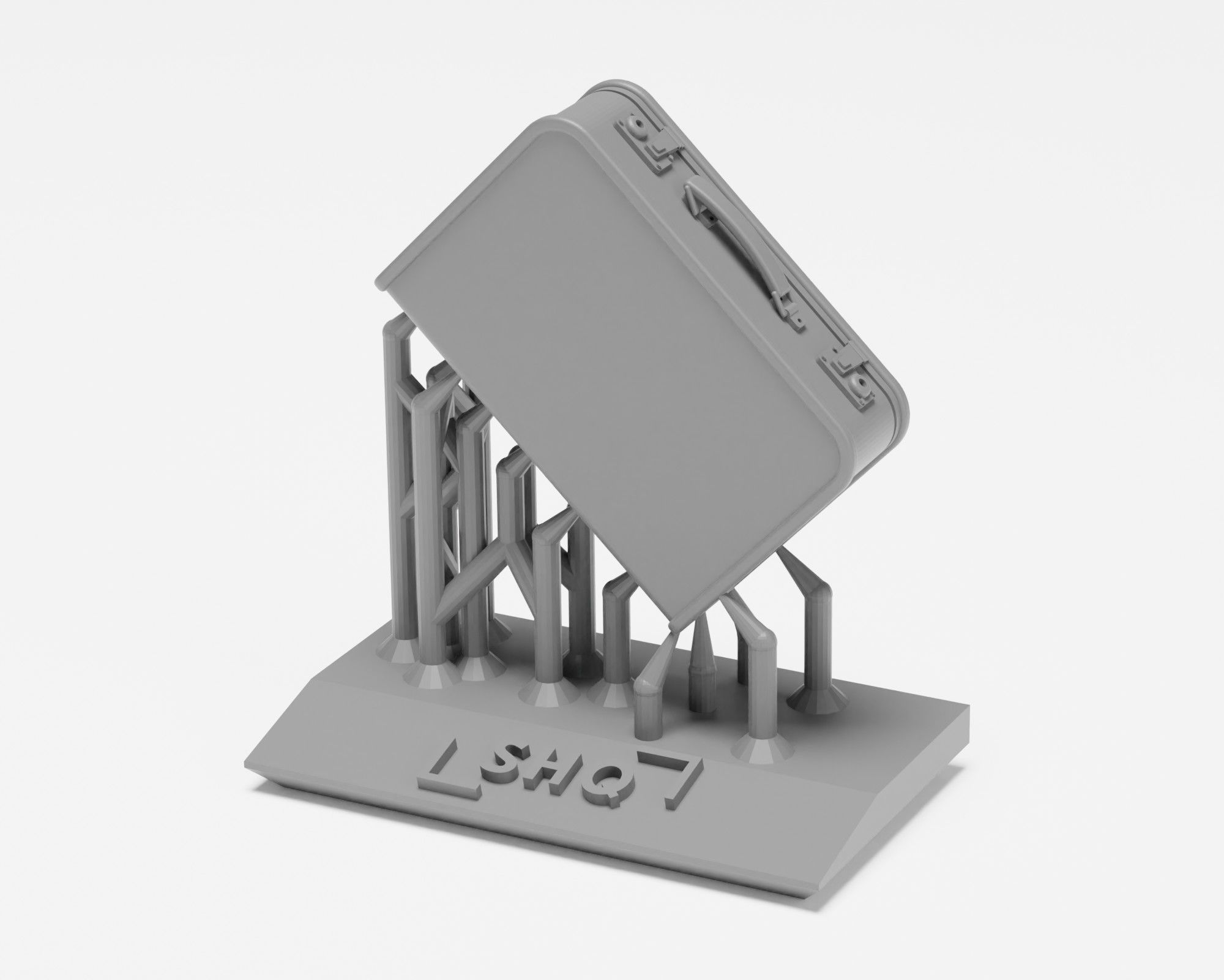 Luggage Pack - Set of 8 suitcases in 1-35 3D print model_14