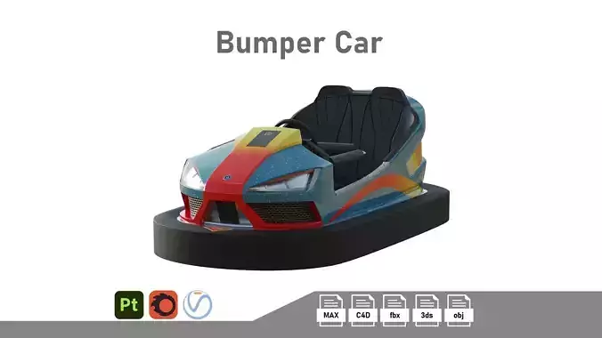 Bumper Car Blue