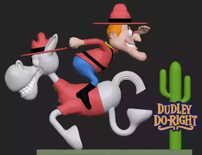 Dudley Do-Right 3D print model