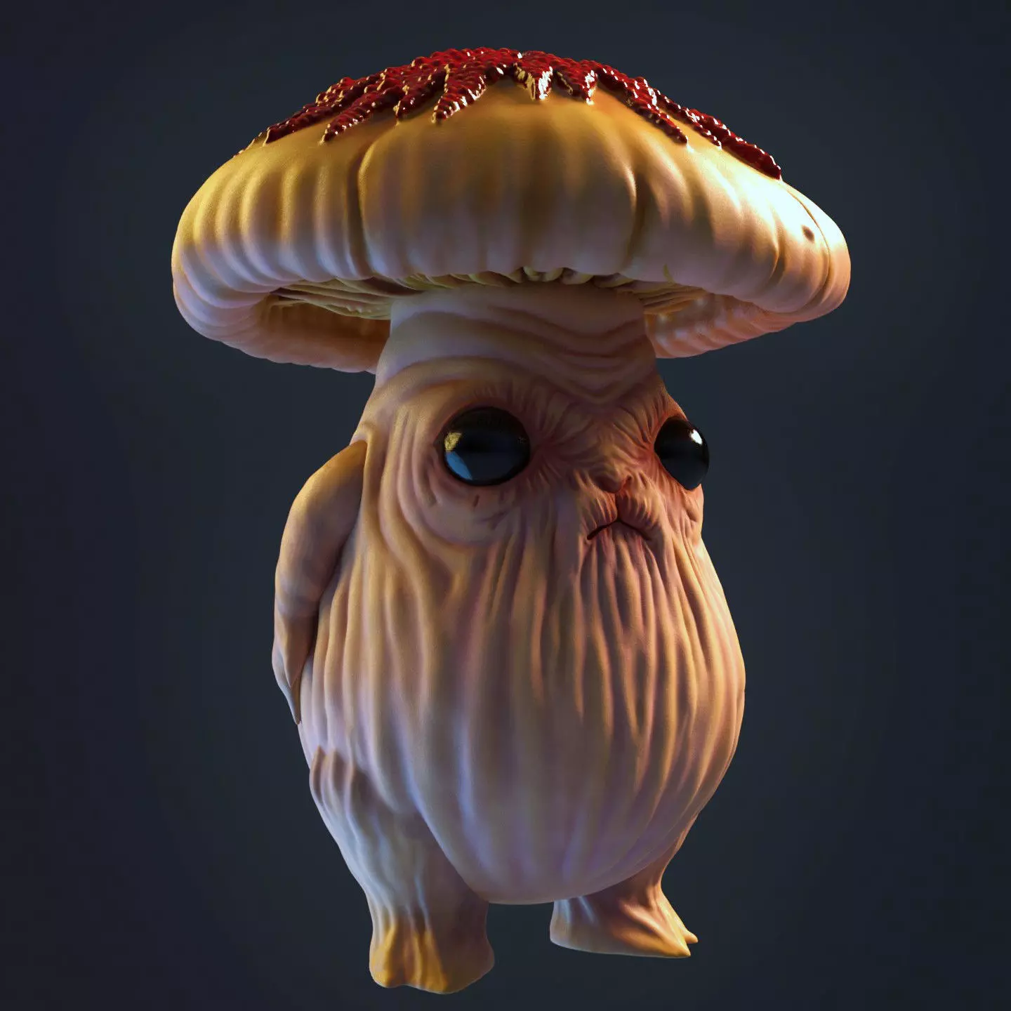 grandfather mushroom 3D print model_0