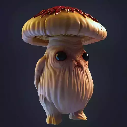 grandfather mushroom 3D print model