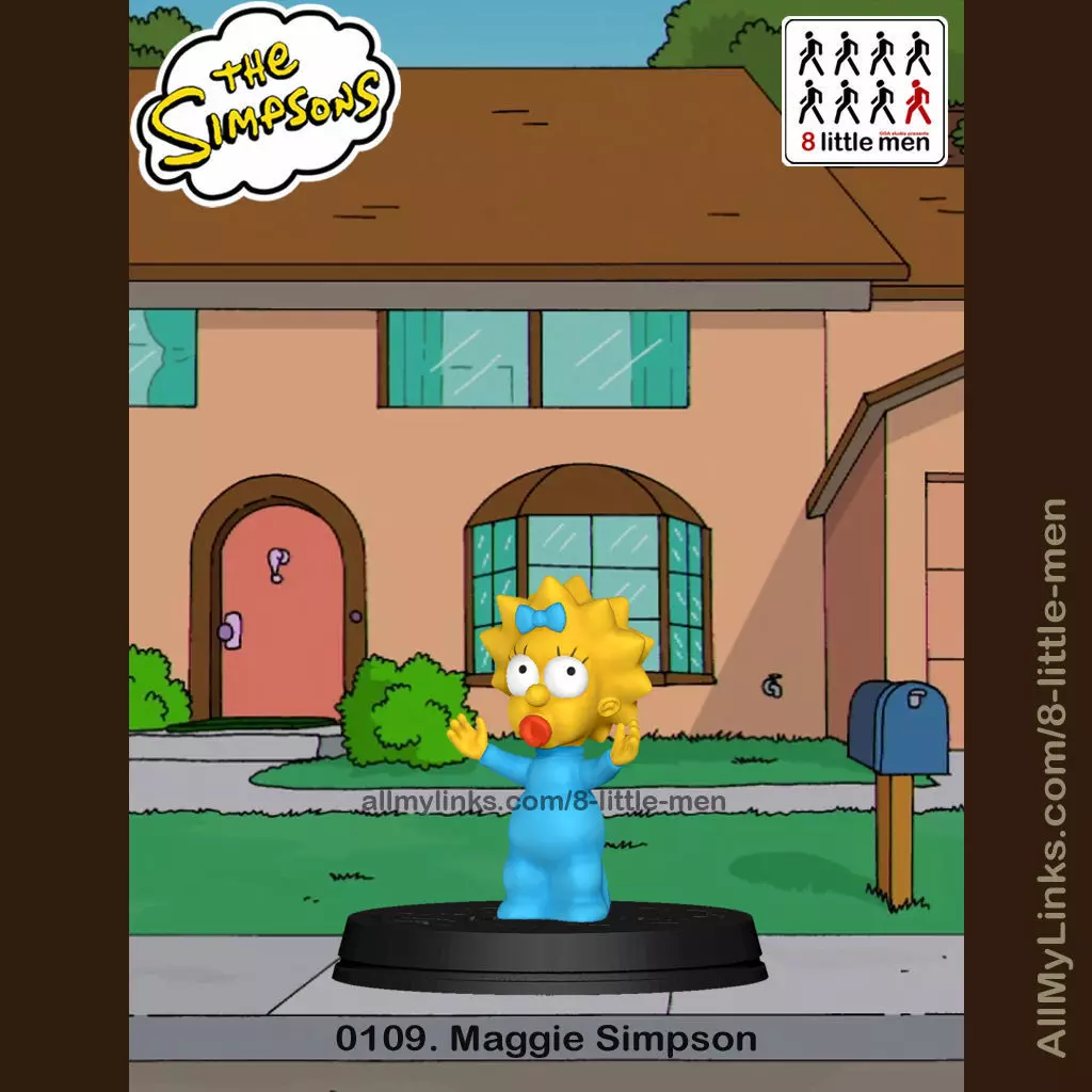 0109 Maggie Simpson 3D print model