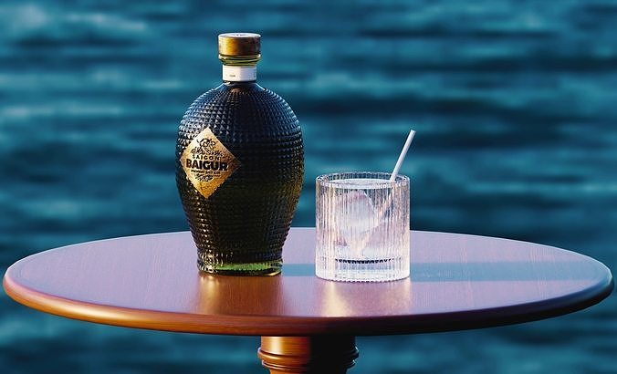 SAIGON BAIGUR BOTTLE MODEL 3D model