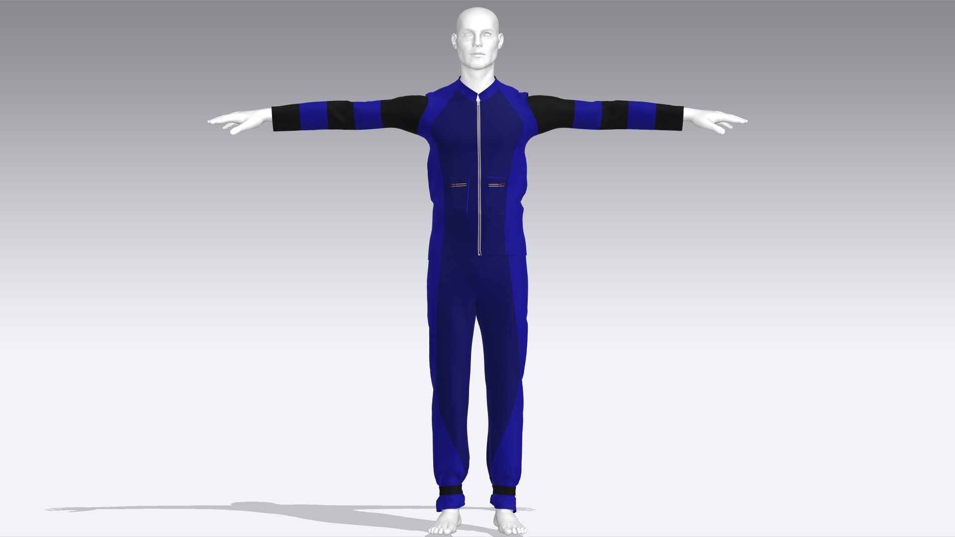 Climber Cloth Low-poly 3D model_1