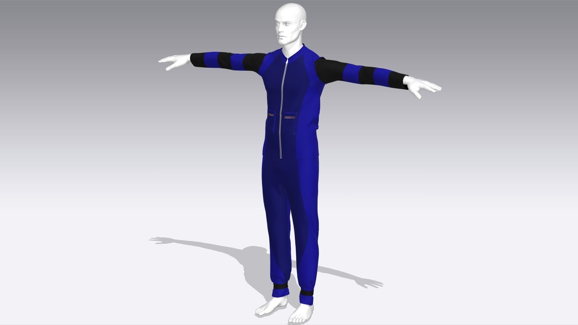 Climber Cloth Low-poly 3D model_3