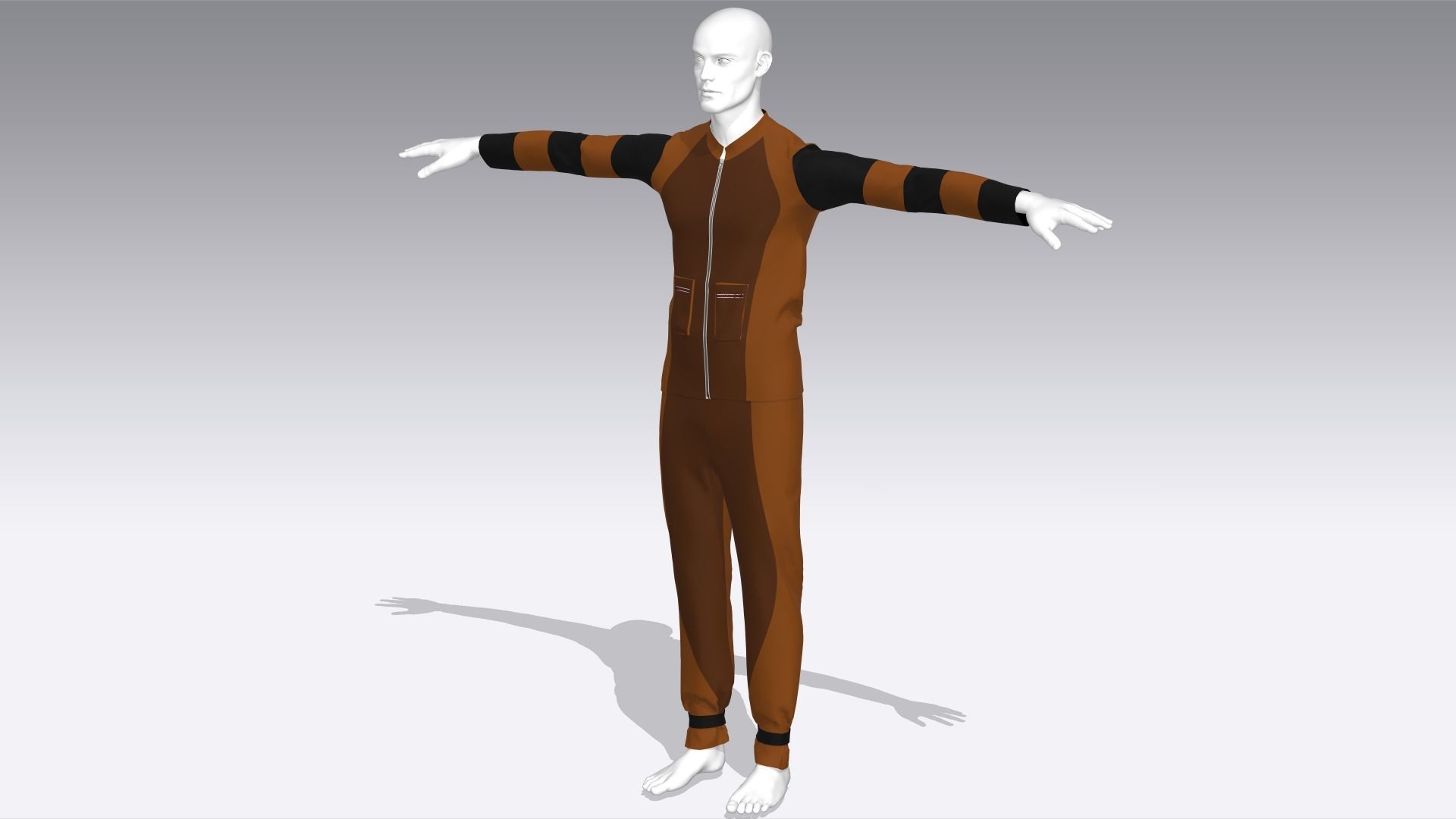 Climber Cloth Low-poly 3D model_2