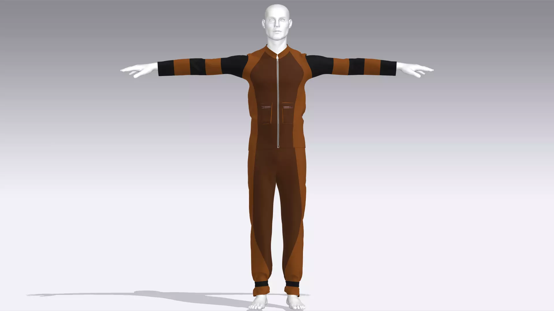Climber Cloth Low-poly 3D model_0