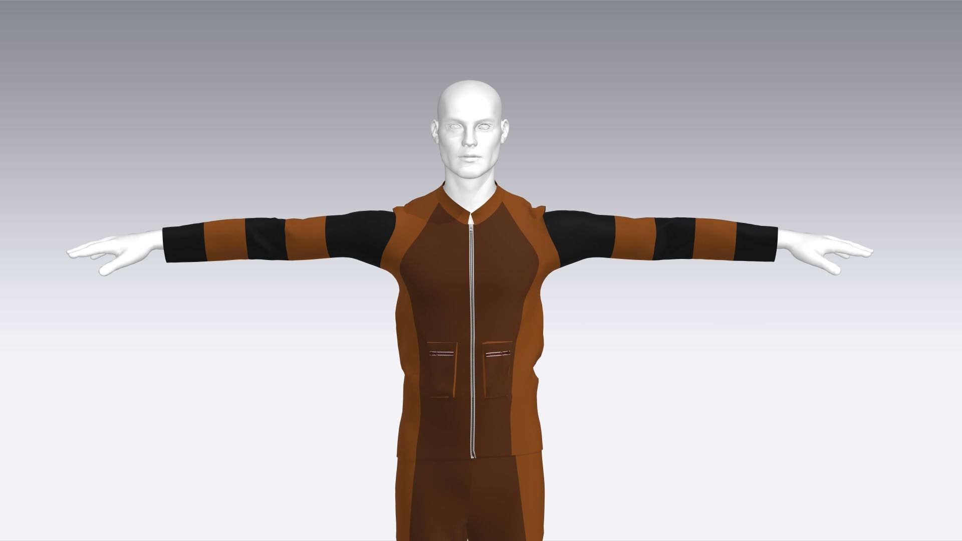 Climber Cloth Low-poly 3D model_3