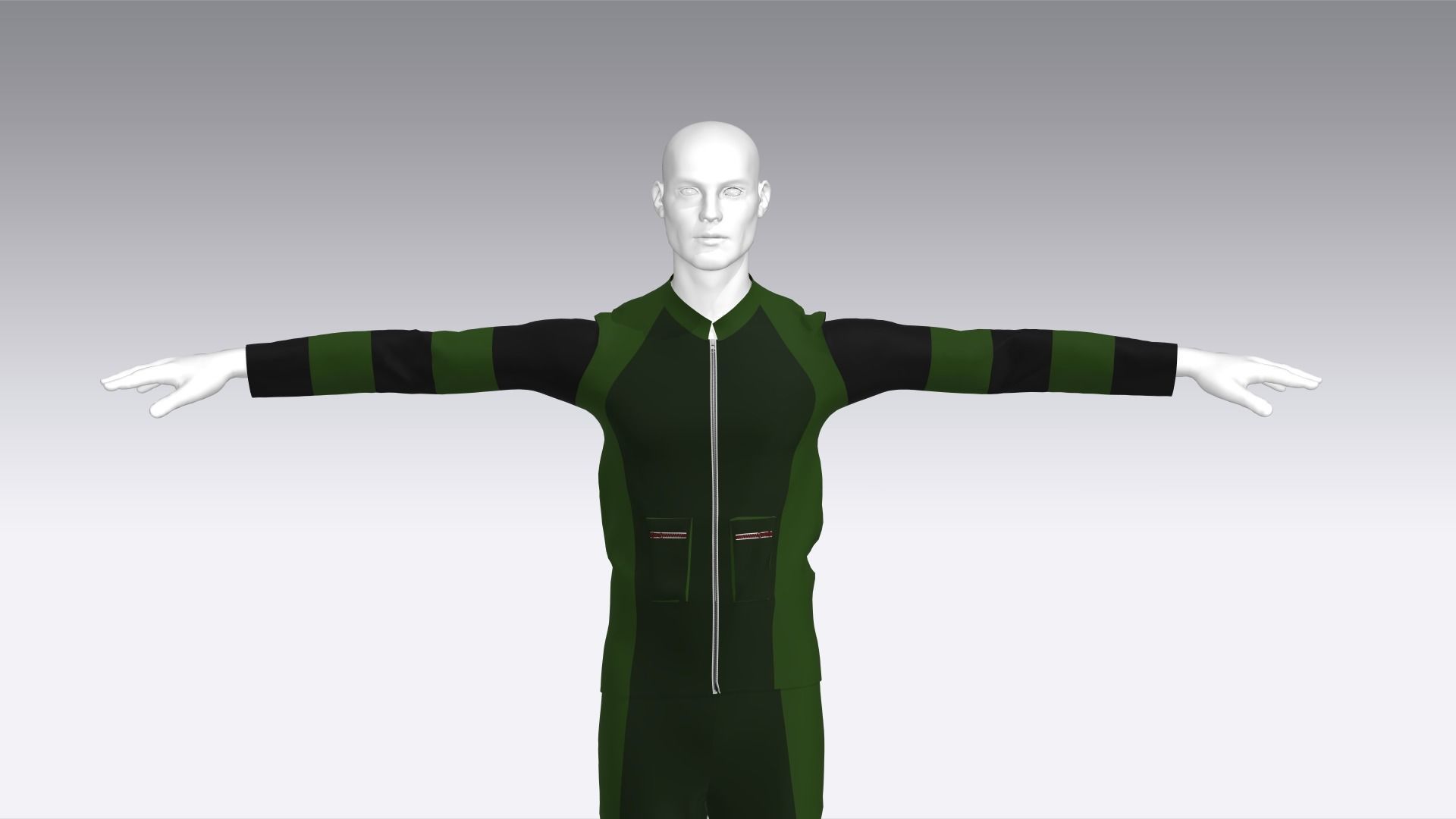 Climber Cloth Low-poly 3D model_3