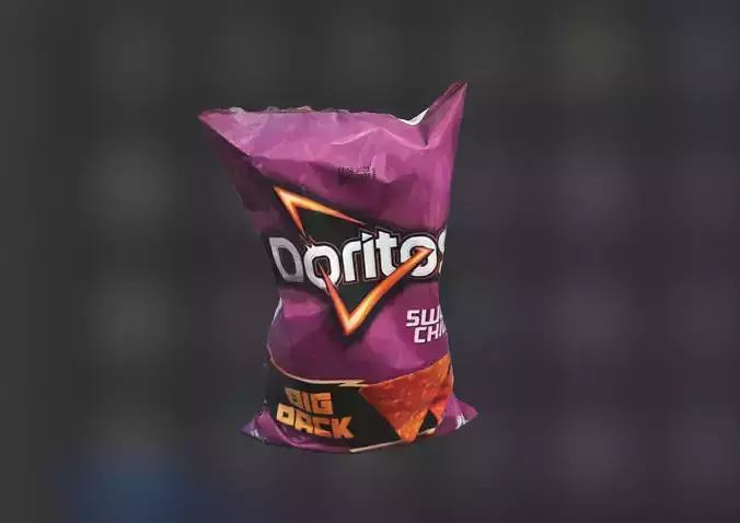 Doritos Sweet Chilli Big Pack 3D model