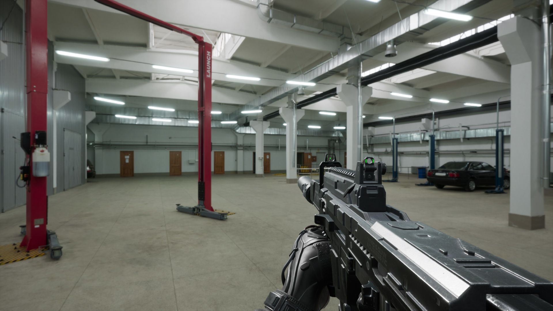 Sci-fi SMG2 Low-poly 3D model_15