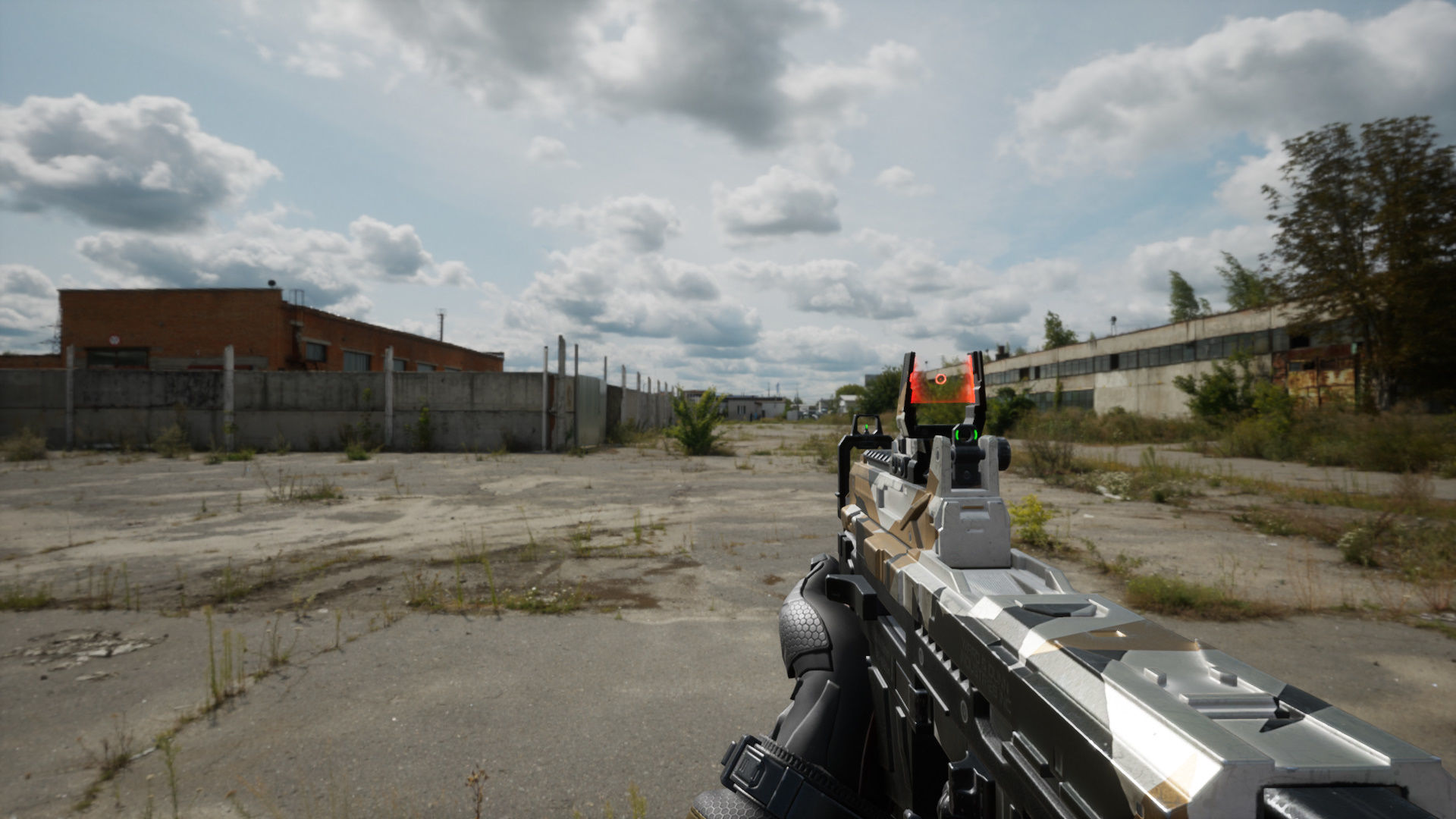 Sci-fi SMG2 Low-poly 3D model_13