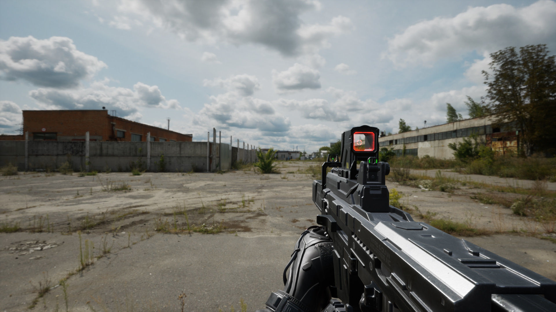 Sci-fi SMG2 Low-poly 3D model_12