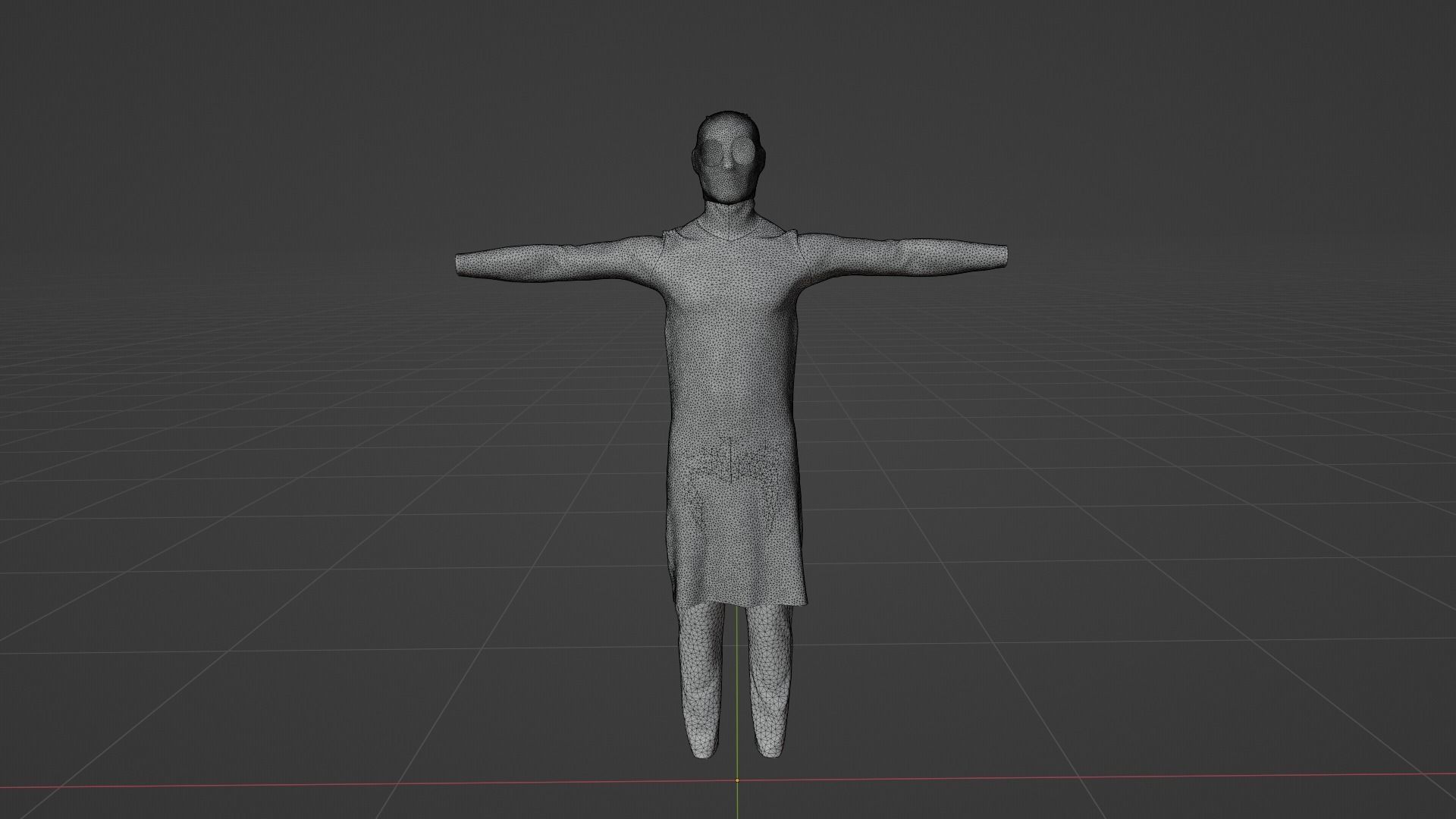 Hazmat Suits Low-poly 3D model_7