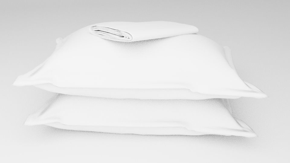 Pillow 3D model 3D model_3