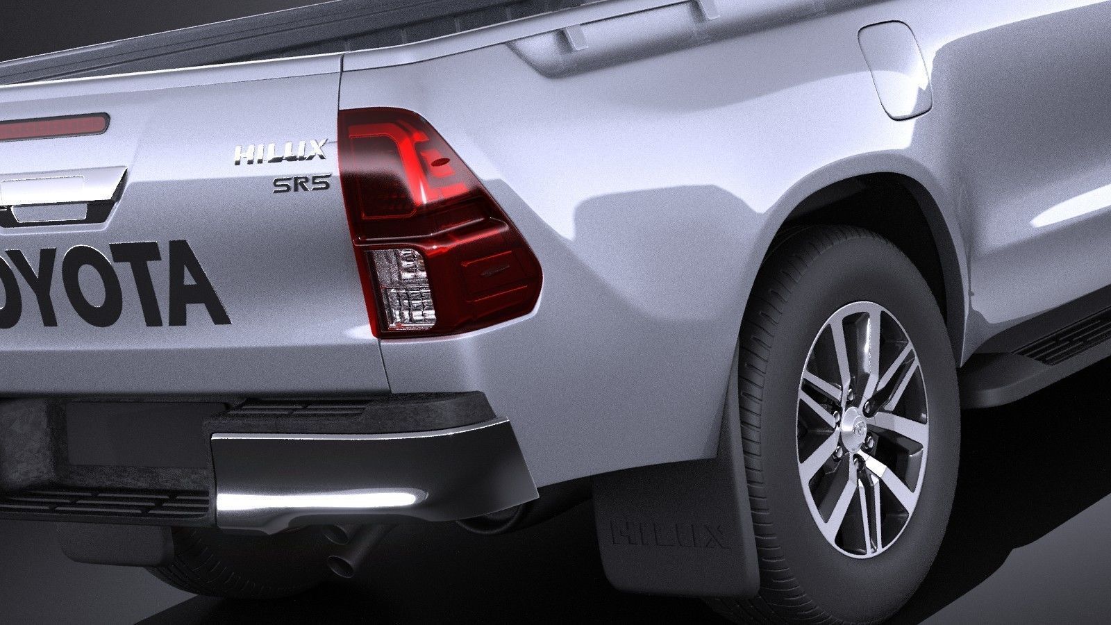 Toyota Hilux Regular Cab 2016 3D model_3