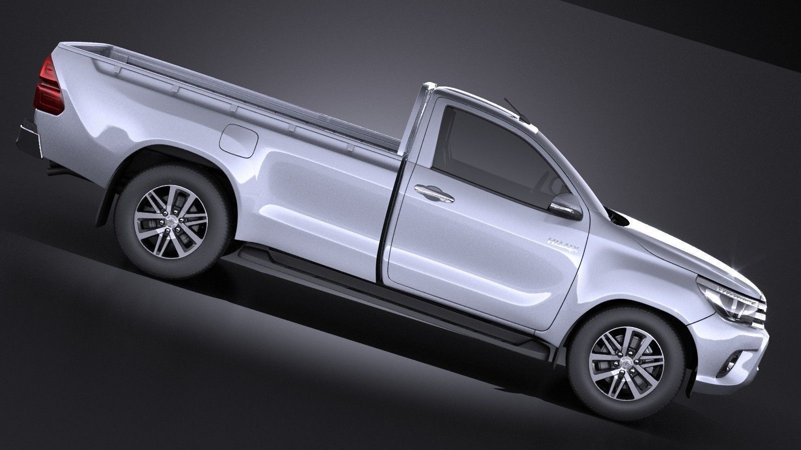 Toyota Hilux Regular Cab 2016 3D model_7
