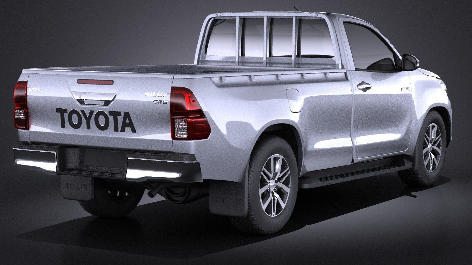 Toyota Hilux Regular Cab 2016 3D model_5