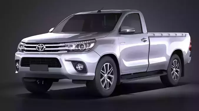 Toyota Hilux Regular Cab 2016 3D model