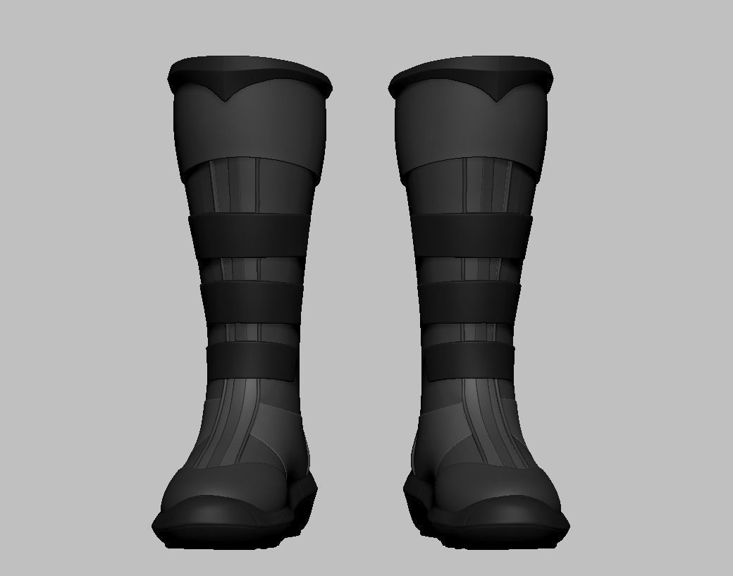 SuperHero Boots 3 3D print model_1