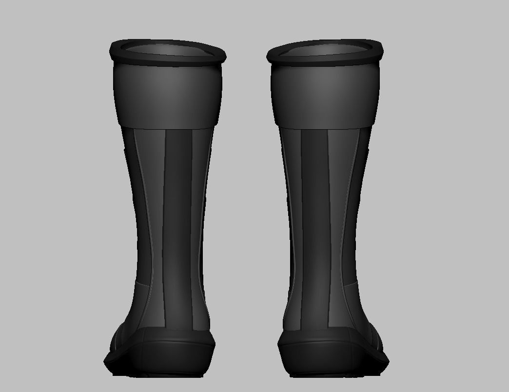 SuperHero Boots 3 3D print model_4