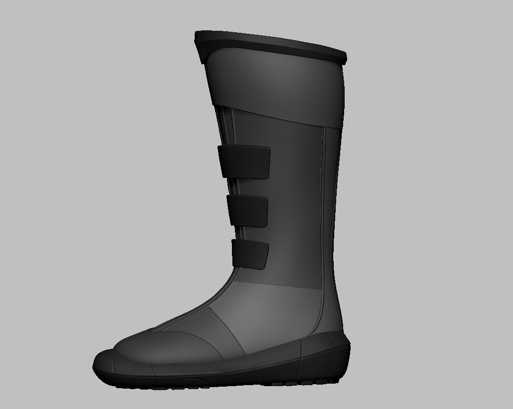 SuperHero Boots 3 3D print model_2