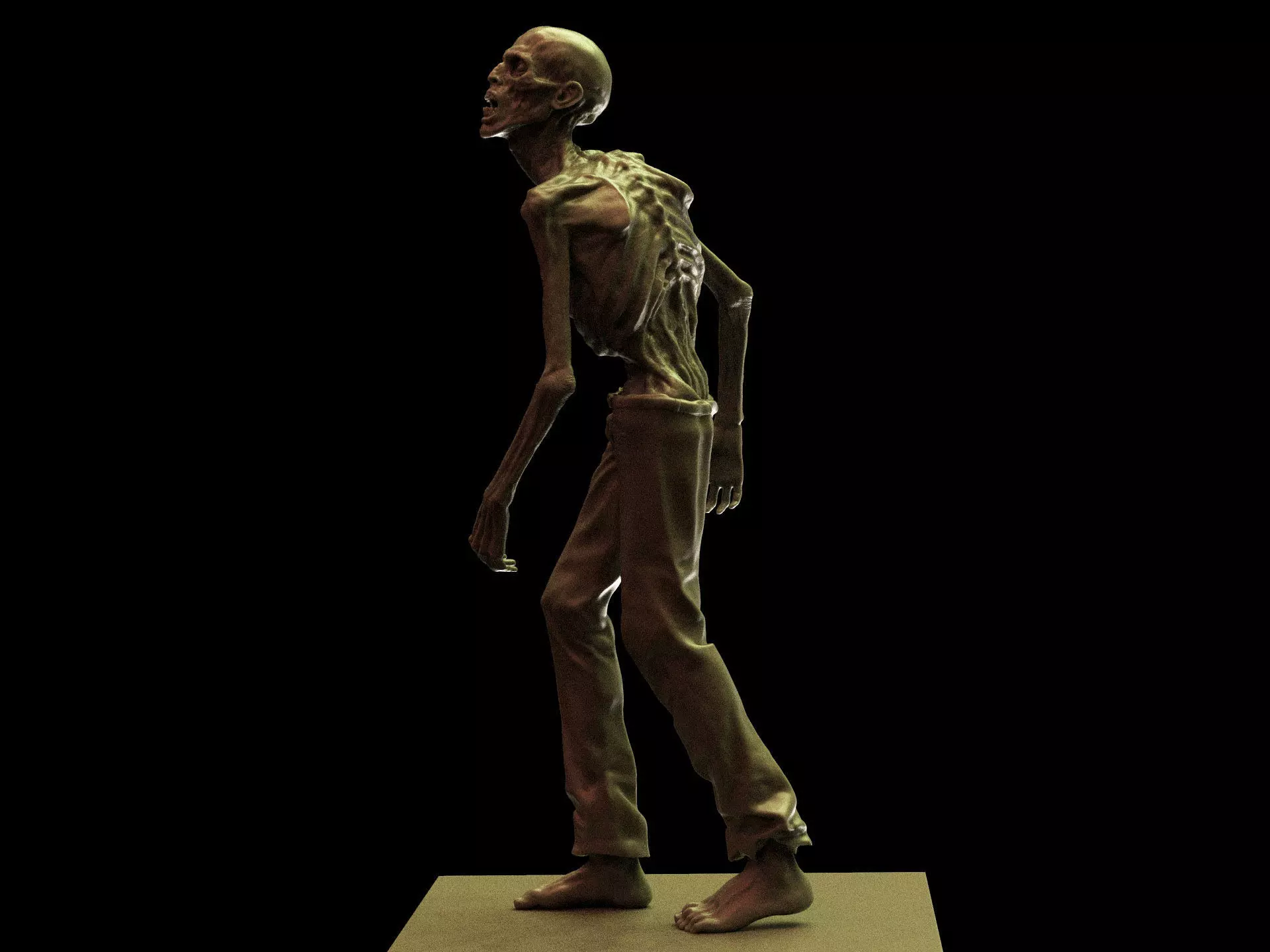 Zombie 3D print model