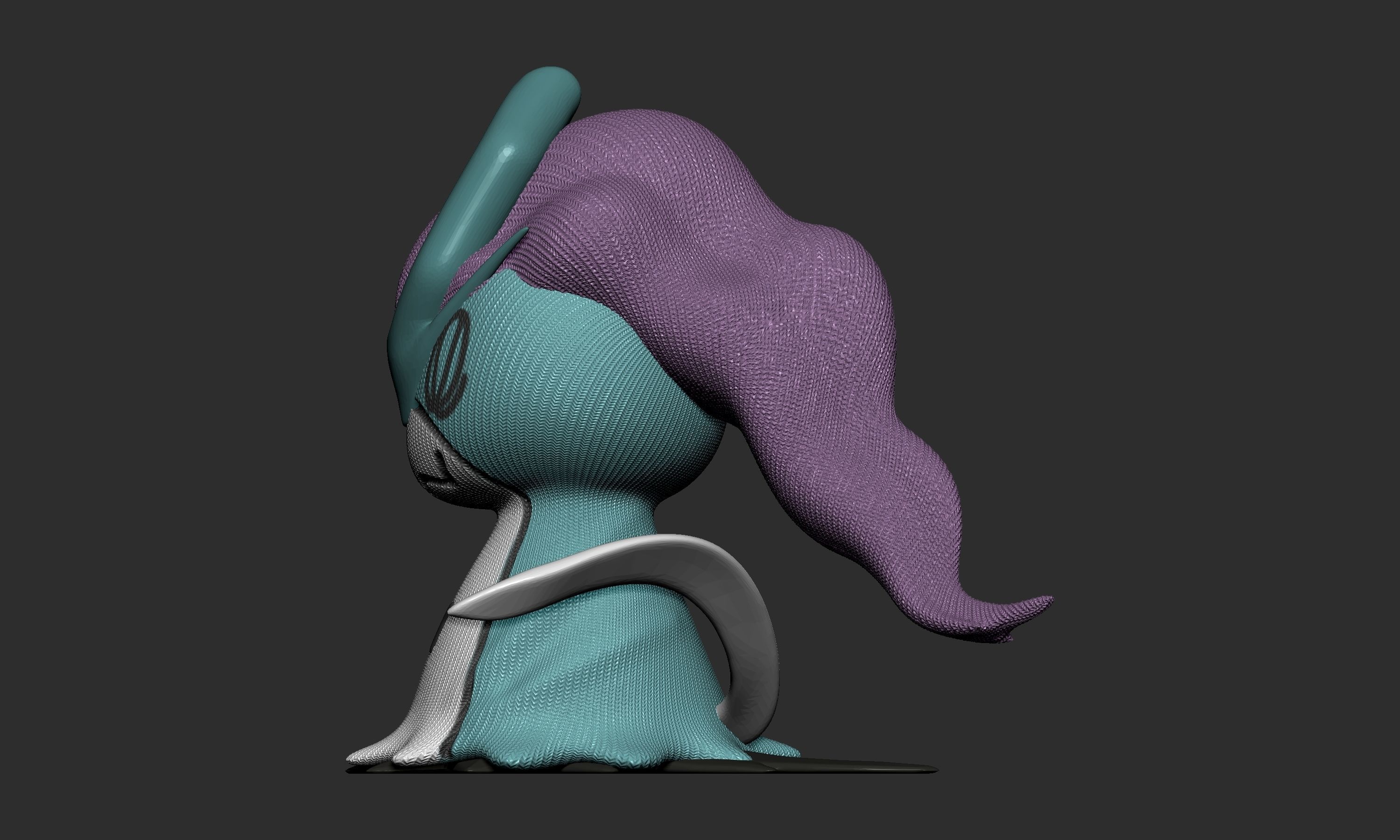 Pokemon - Mimikyu Suicune 3D print model_8