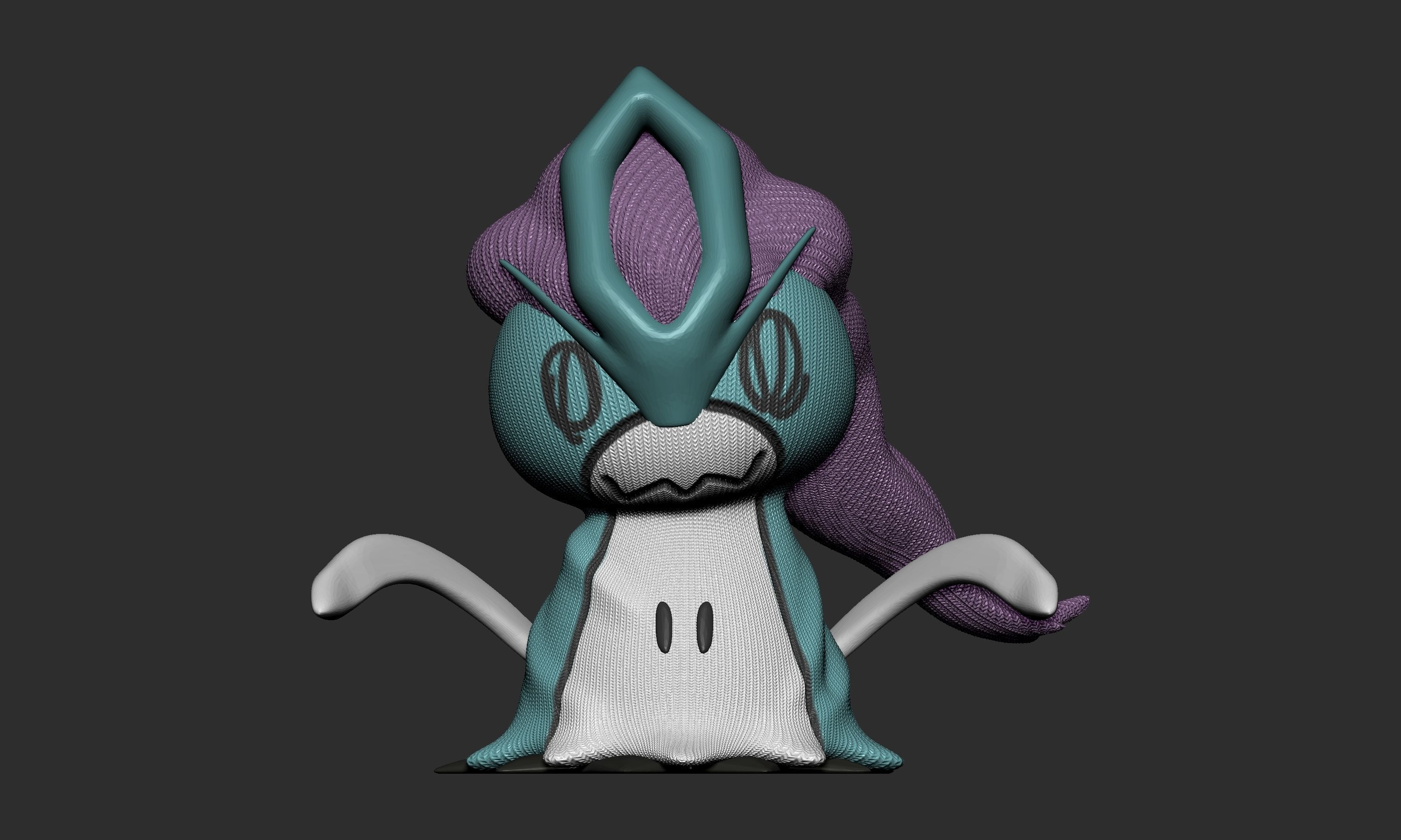 Pokemon - Mimikyu Suicune 3D print model_1