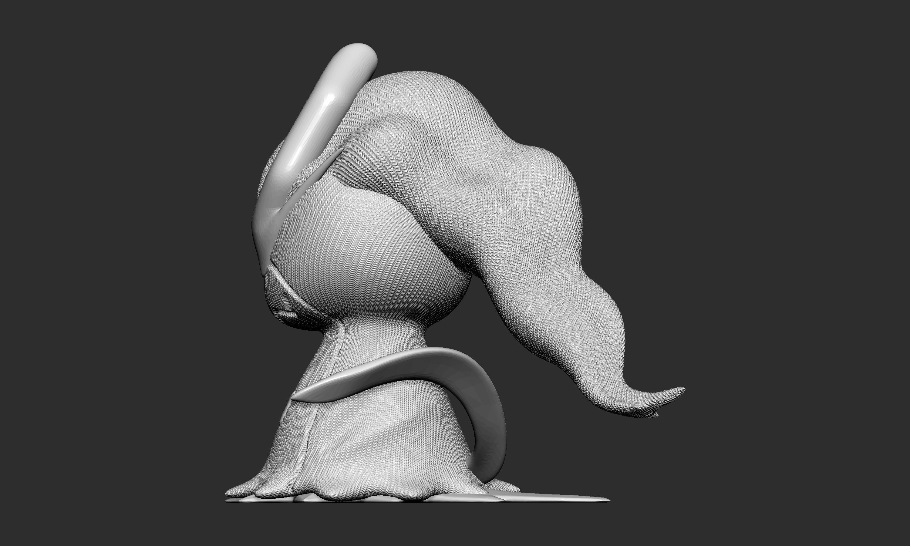 Pokemon - Mimikyu Suicune 3D print model_7