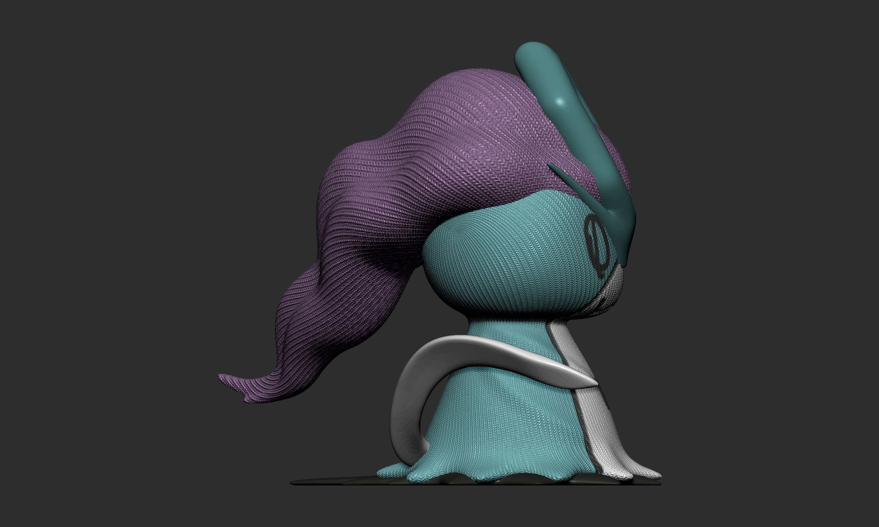 Pokemon - Mimikyu Suicune 3D print model_4