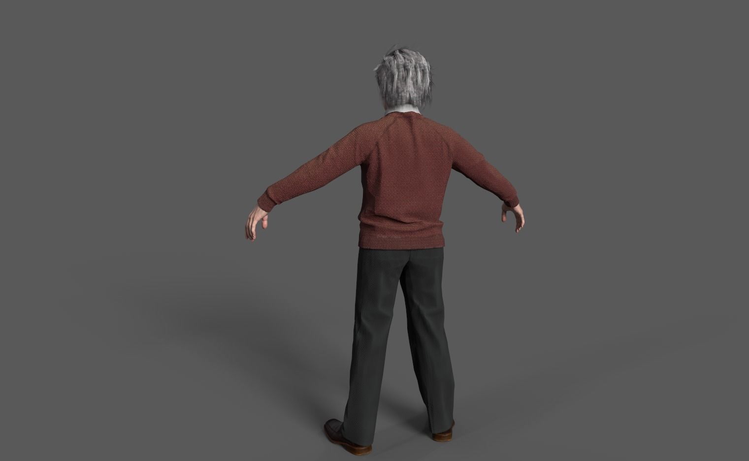 Albert Einstein 3D Model 3D model_10