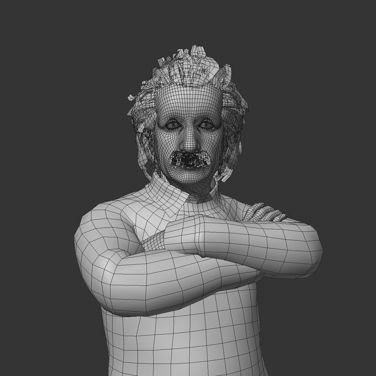Albert Einstein 3D Model 3D model_5