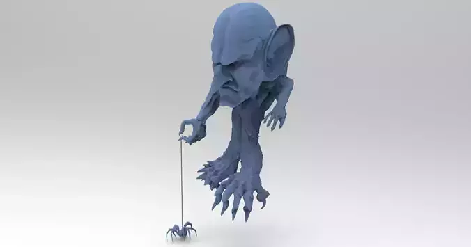 Goblin hand statue