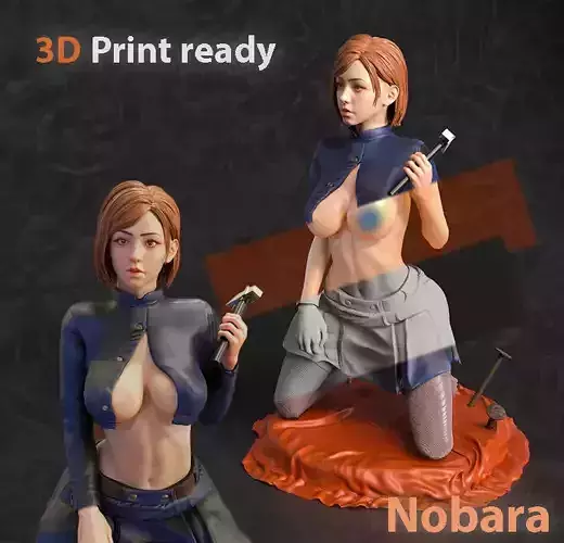nobara kugisaki - 3D Print Ready - Realistic style