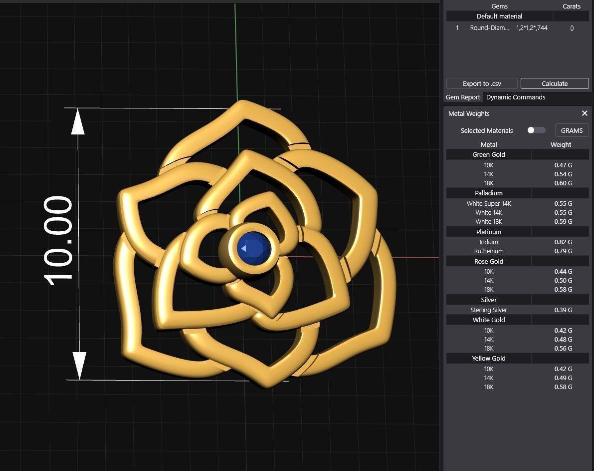 Rose Earrings 3D print model_7